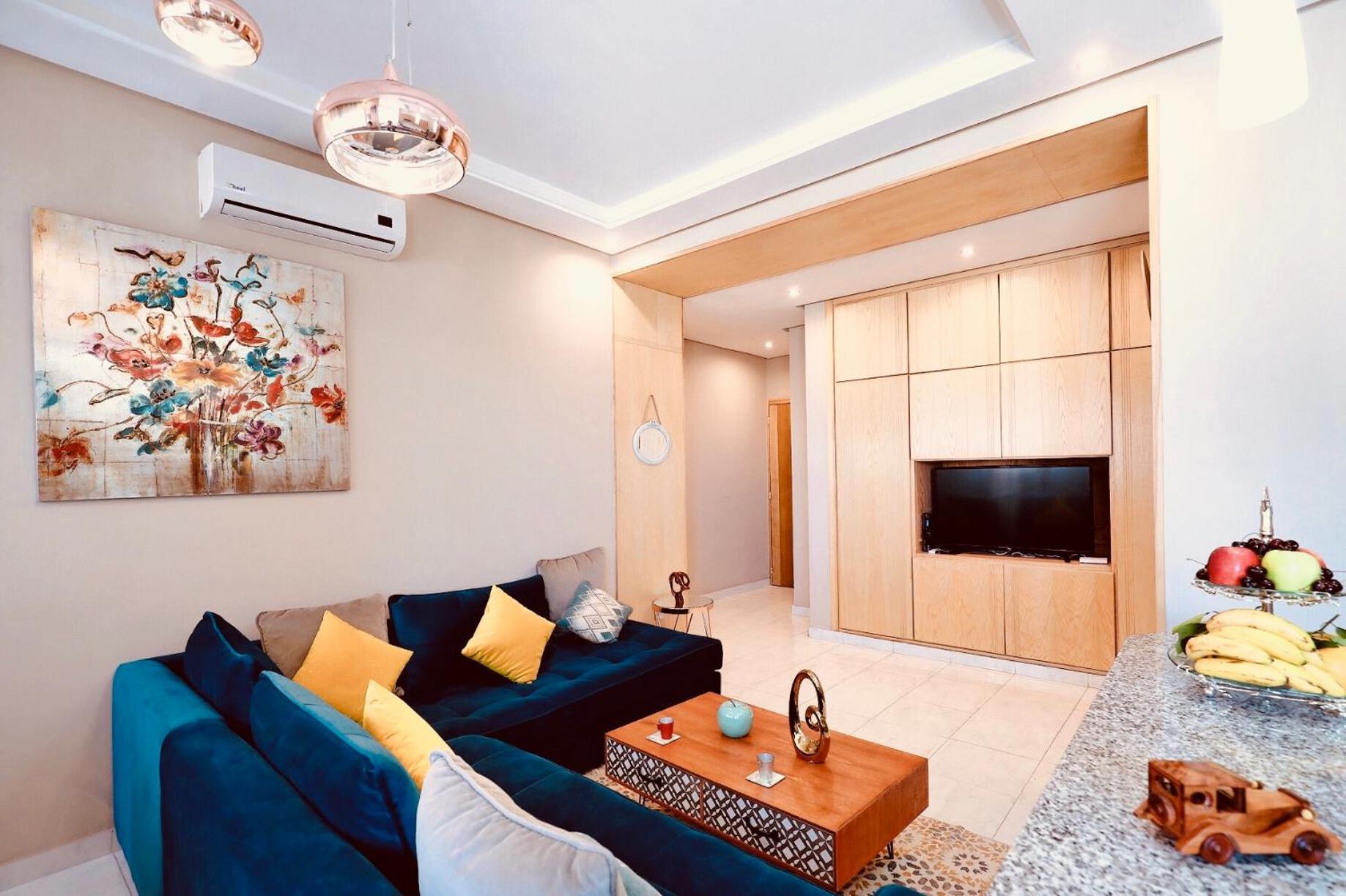 Petit Nid Douille Au Coeur De Casablanca Apartment Ruang foto