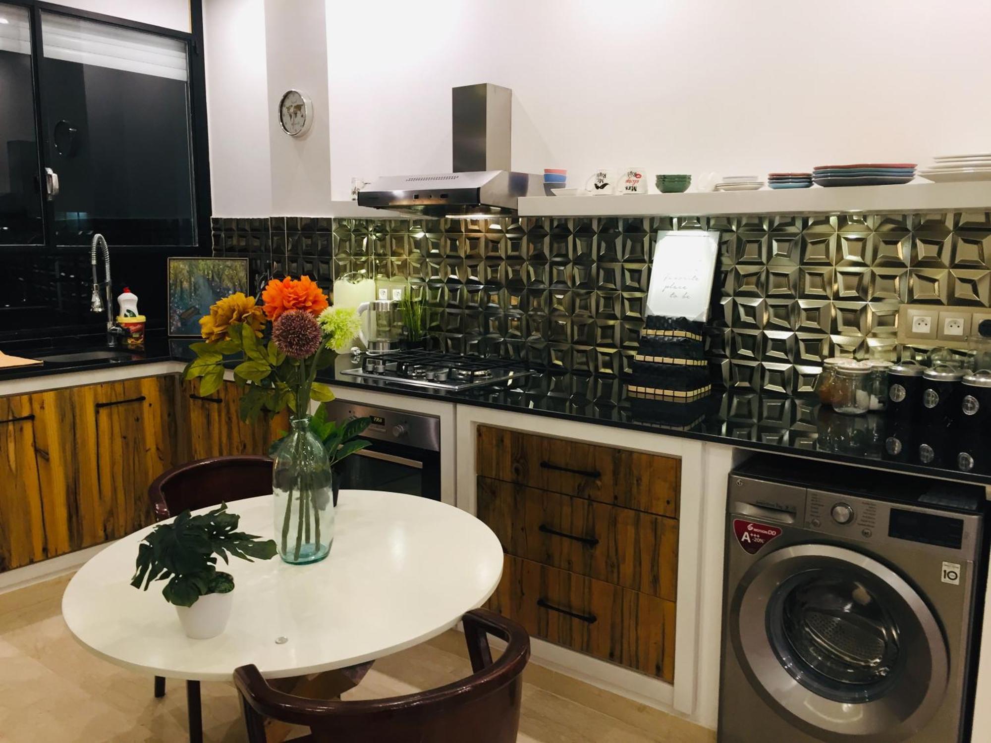 Petit Nid Douille Au Coeur De Casablanca Apartment Ruang foto