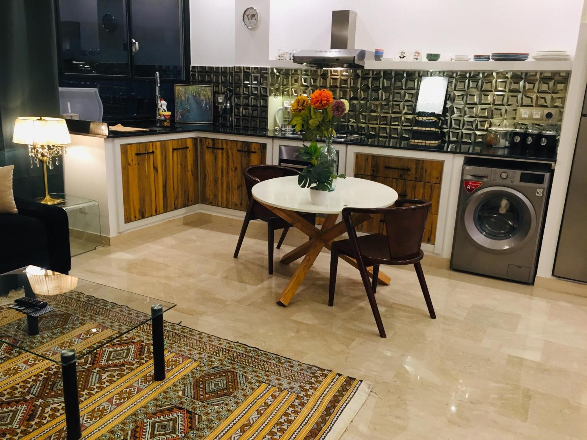 Petit Nid Douille Au Coeur De Casablanca Apartment Ruang foto